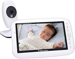 Baby Monitor Wireless BW 7" con Visione Notturna e Ninna Nanna