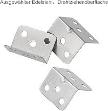30 Pezzi Staffa L in Acciaio Inossidabile 36x36x27