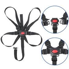 Imbracatura di Sicurezza per Seggiolone - Set Nero