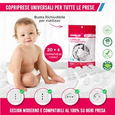 BAMBIGOOD® Set 20+4 Copriprese Sicuri per Bambini