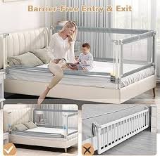 Barriera Letto Regolabile Aomdom 190 cm per Bambini