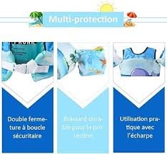 Gilet Nuoto Bambini con Braccioli e Spallacci