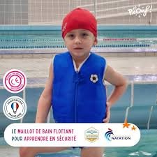 Costume da Bagno Galleggiante Bambino: Sacha Blu - Taglia 2 (13/15kg)