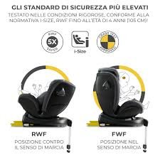 Seggiolino Auto Kinderkraft XRIDER I-SIZE 360° - Reclinabile e Regolabile
