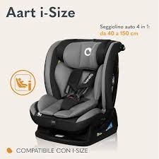 Seggiolino Auto LIONELO AART I-SIZE 40-150 cm per Bambini