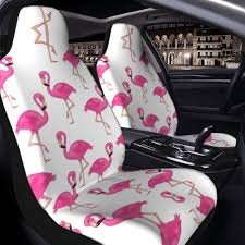 BHCASE Rosa Flamingo: Protezione Seggiolino Auto 2 Pz