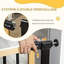 PawHut Barriera Sicurezza per Cani Senza Perforazione