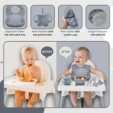 Set Piatti a Ventosa in Silicone per Bambini - BabiesofHeaven