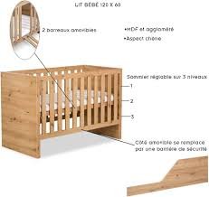 AMELIA - Culla Scalabile con Sicurezza in Rovere