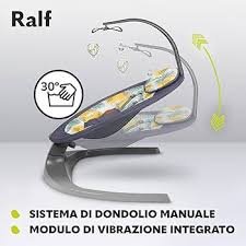 Sdraietta Dondolo LIONELO Ralf 2in1 per Neonati fino a 9kg