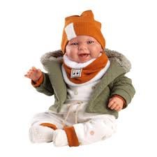 Bambola Llorens New Born 1084466 con Occhi Azzurri
